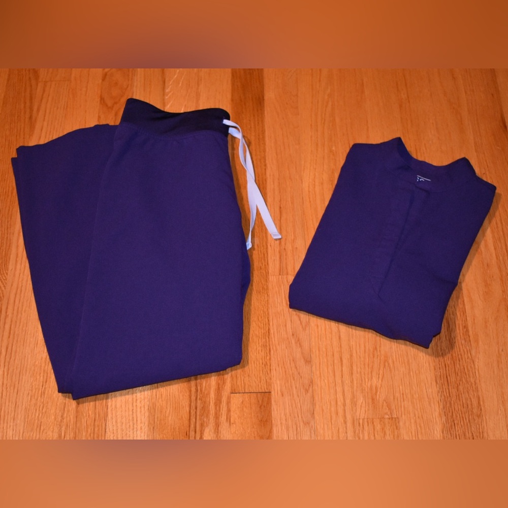 Figs Scrub Set Purple Jam